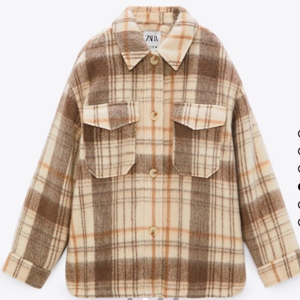 Zara oversized shacket